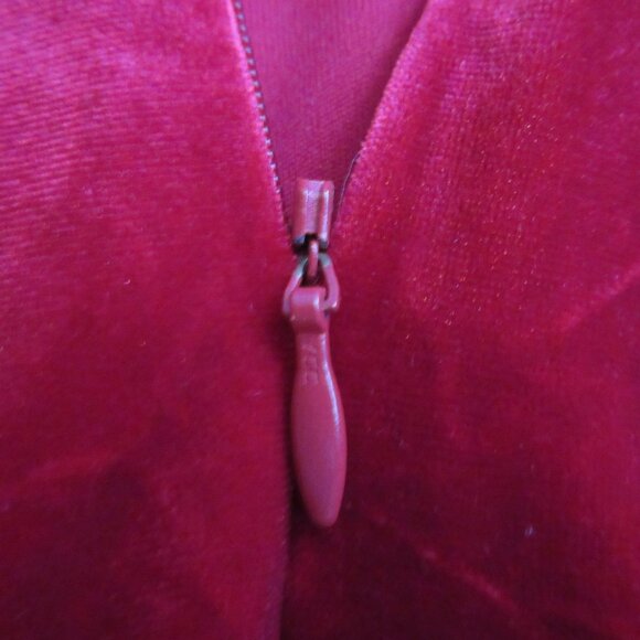 Jayne Copeland Girls Red Velvet & Ivory Crinoline Holiday Christmas Dress Size 7 - Picture 5 of 15